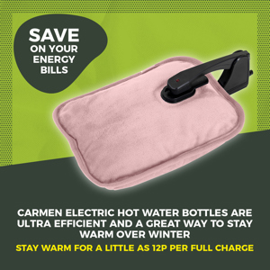 Carmen Pink Rechargeable Hot Water Bottle